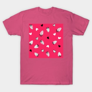 Hot Pink Strawberry Love T-Shirt